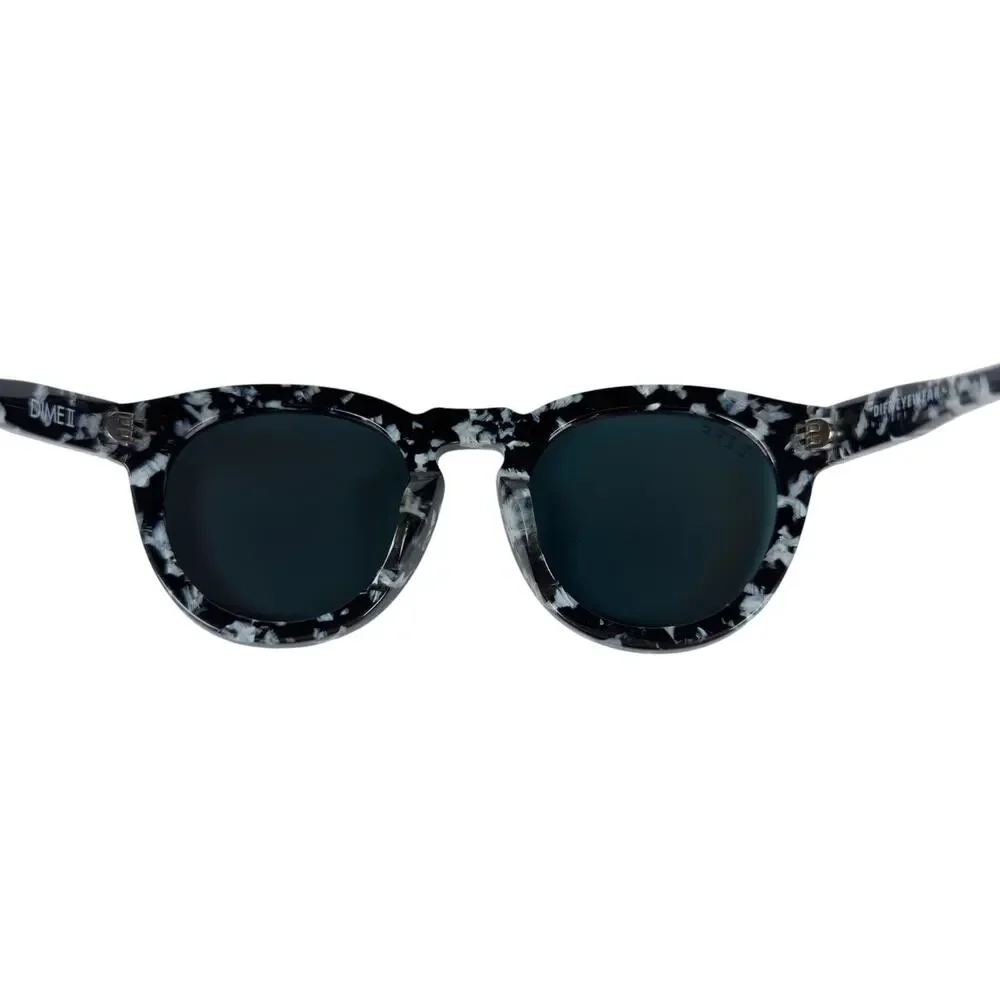Diff Eyewear Dime Sunglasses, Black & White Frame Only Frame